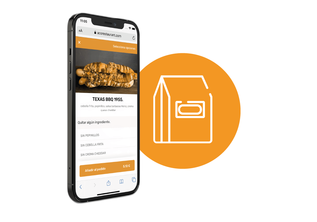 Pedidos para llevar en tu QR